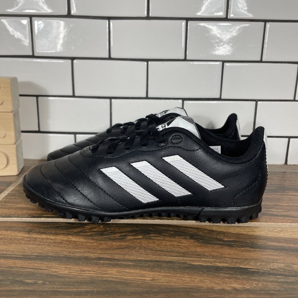 adidas Goletto VIII TF Shoes Youth Boys Size 3.5 Black Soccer Futbol Sneakers